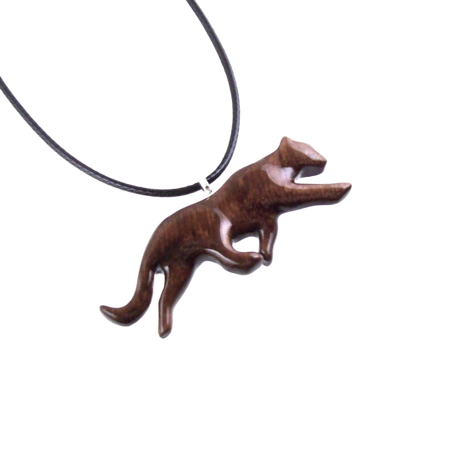 Jaguar Pendant, Hand Carved Wooden Panther Necklace, Cougar, Mountain Lion, Animal Jewelry for Men or Women, Gift for Him Her