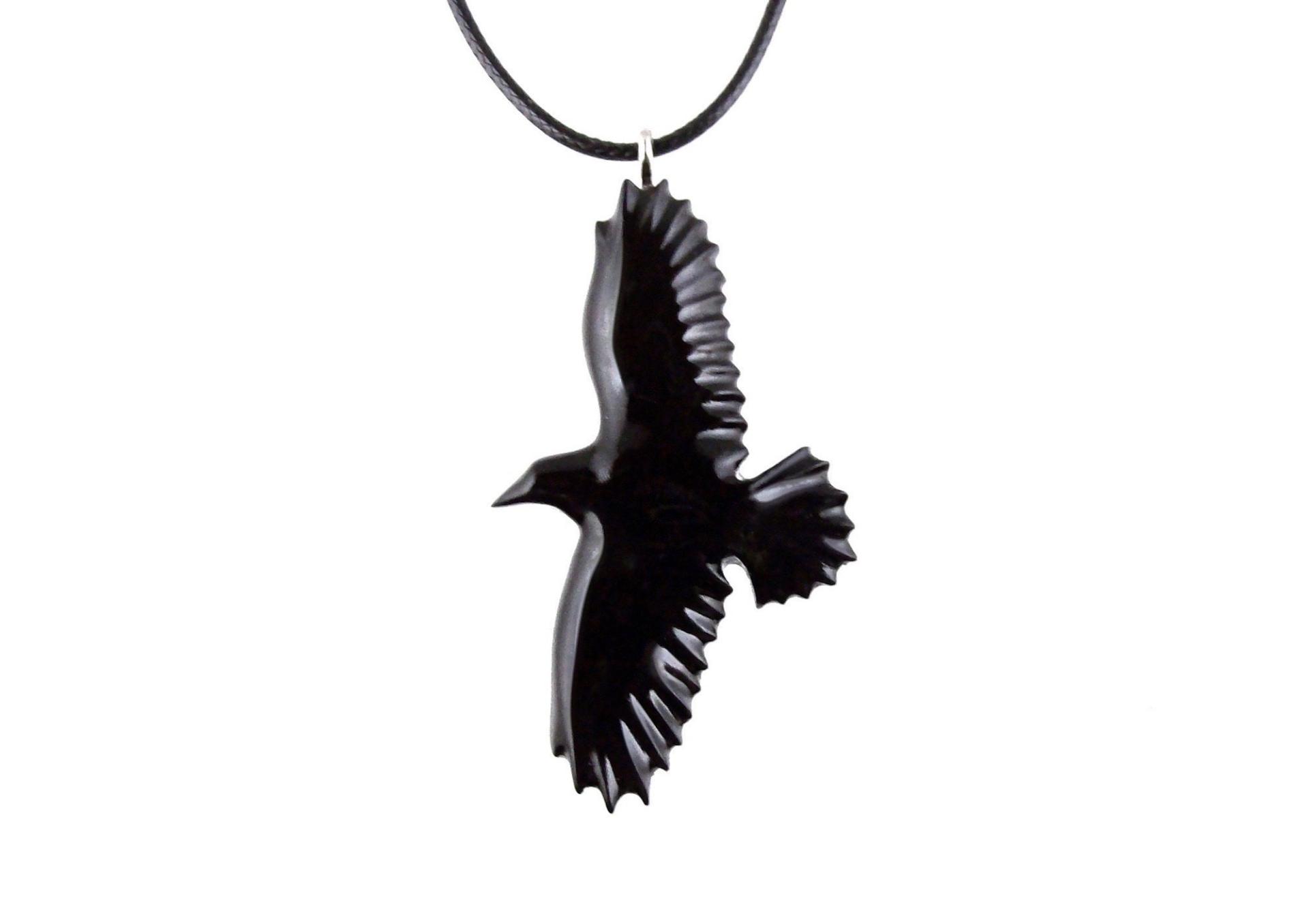 crow pendant necklace