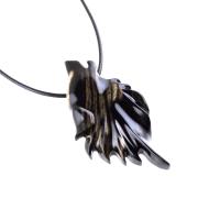 Wolf Necklace, Hand Carved Wooden Wolf Pendant for Men or Women, Spirit Animal Totem Woodland Jewelry