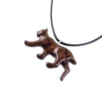 Wooden Bobcat Pendant, Bobcat Necklace, Hand Carved Lynx Necklace, Wood Wildcat Necklace, Totem Spirit Animal Jewelry for Men or Women