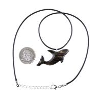 Hand Carved Orca Pendant, Wooden Killer Whale Necklace for Men or Women, Sea Animal, Nautical Beach Wood Jewelry