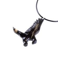 Hawk Necklace, Hand Carved Wooden Hawk Pendant for Men or Women, Wood Falcon Pendant, Totem Bird Jewelry