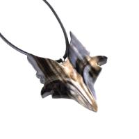 Celtic Fox Necklace, Hand Carved Wooden Fox Pendant for Men or Women, Totem Spirit Animal Gift for Him or Her, Wood Jewelry
