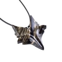 Celtic Fox Necklace, Hand Carved Wooden Fox Pendant for Men or Women, Totem Spirit Animal Gift for Him or Her, Wood Jewelry