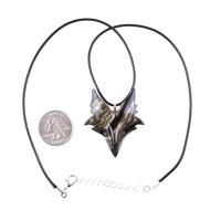 Celtic Fox Necklace, Hand Carved Wooden Fox Pendant for Men or Women, Totem Spirit Animal Gift for Him or Her, Wood Jewelry
