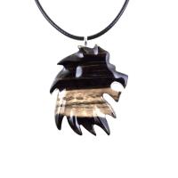 Wooden best sale lion necklace