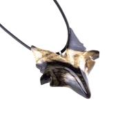 Celtic Fox Necklace, Hand Carved Wooden Fox Pendant for Men or Women, Totem Spirit Animal Gift for Him or Her, Wood Jewelry