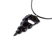 Wooden Nyami Nyami Hand Carved African Pendant, Tribal Wood Mens Necklace, African Jewelry, Protection Amulet, Good Luck Charm