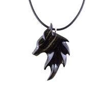 Hand Carved Fox Necklace for Men or Women, Wooden Fox Pendant, Woodland Jewelry, Totem Spirit Animal, One of a Kind Gift for Him Her