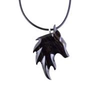 Hand Carved Fox Necklace for Men or Women, Wooden Fox Pendant, Woodland Jewelry, Totem Spirit Animal, One of a Kind Gift for Him Her