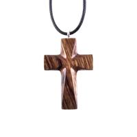 Handmade Wooden Cross Necklace, Hand Carved Wood Cross Pendant, Christian Jewelry for Men Women, Gift for Him or Her