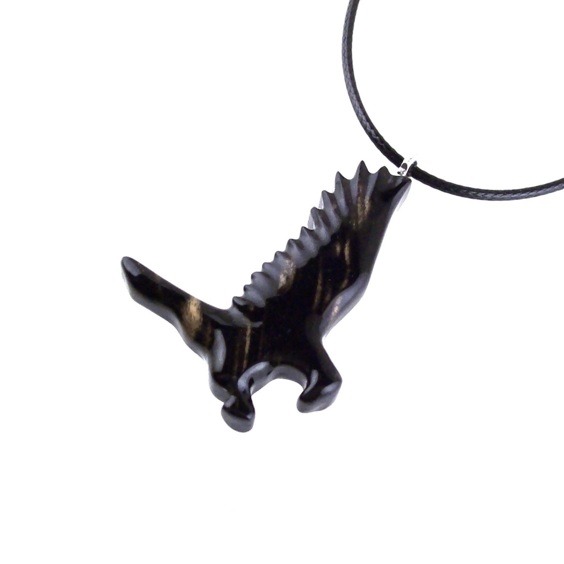 Hawk Necklace, Hand Carved Wooden Hawk Pendant for Men or Women, Wood Falcon Pendant, Totem Bird Jewelry