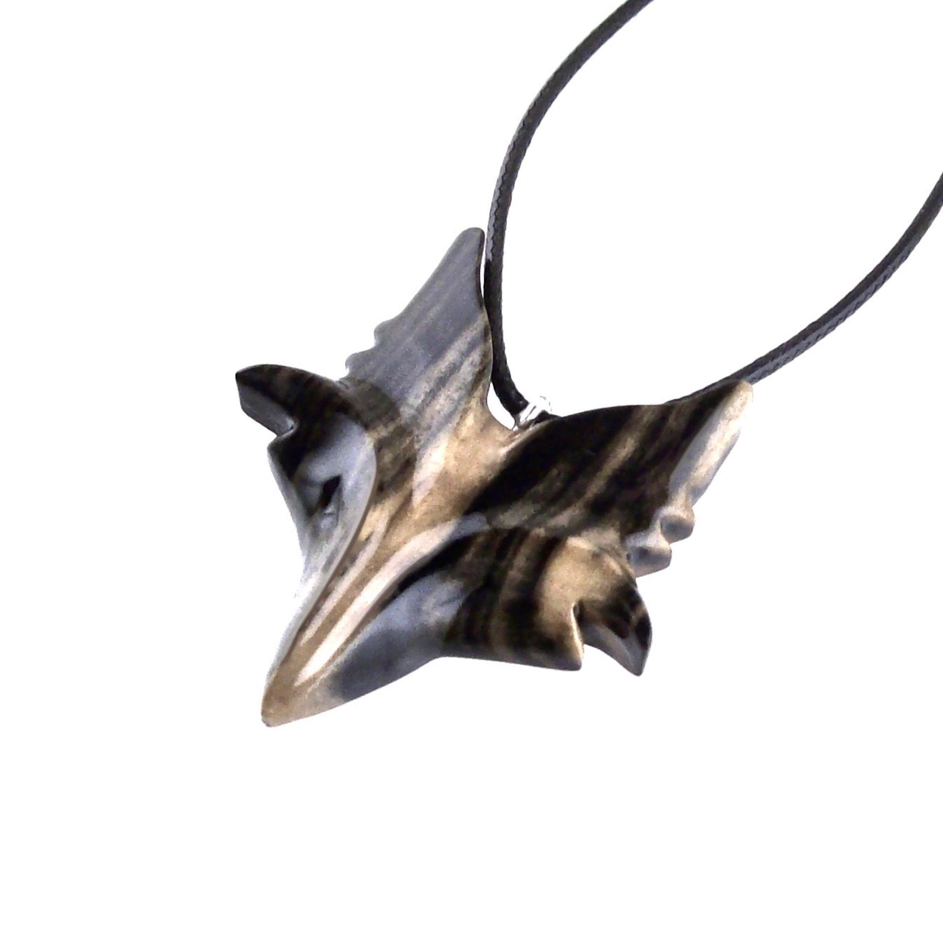 Celtic Fox Necklace, Hand Carved Wooden Fox Pendant for Men or Women, Totem Spirit Animal Gift for Him or Her, Wood Jewelry