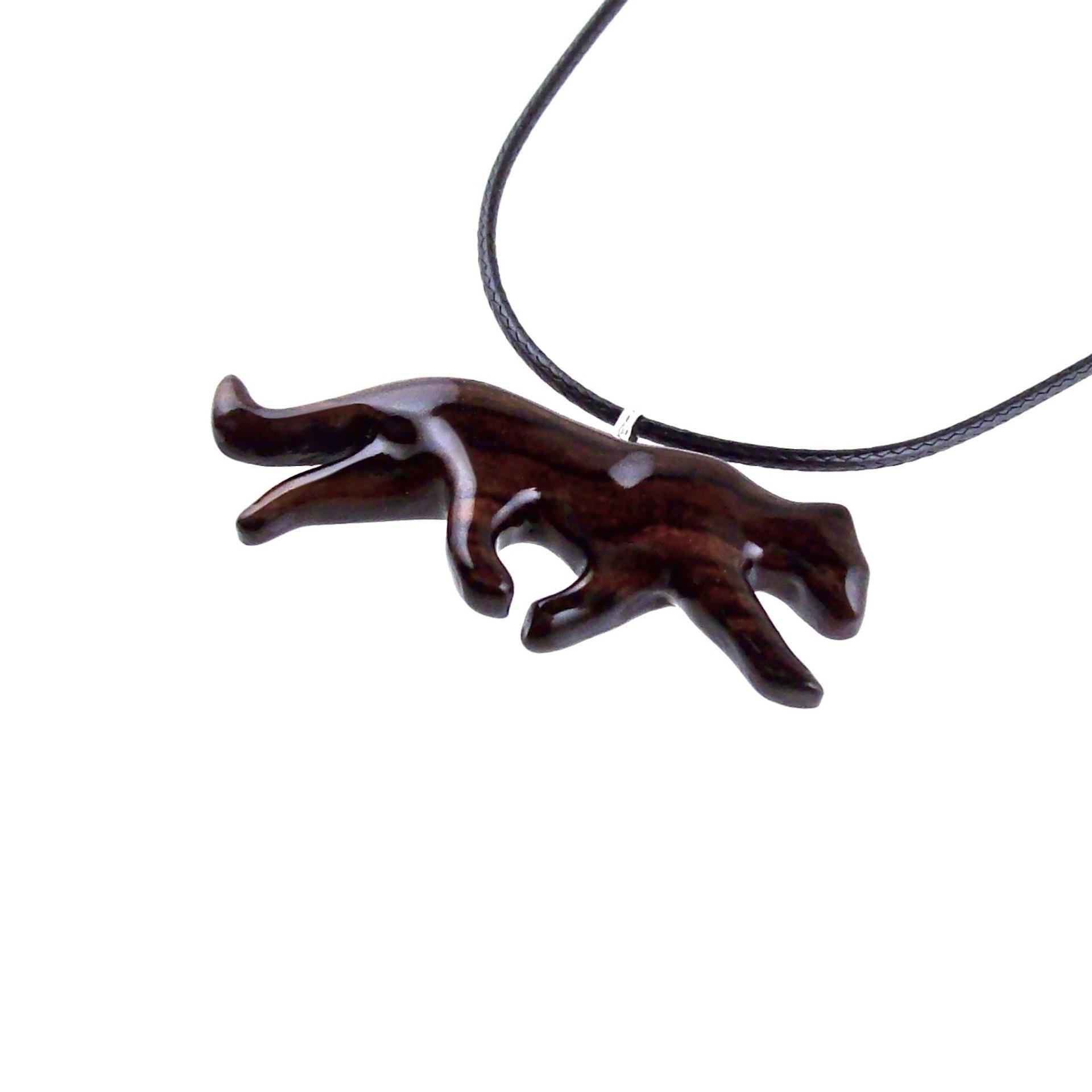 Hand Carved Puma Pendant, Wooden Panther Necklace, Panther, Cougar, Mountain Lion, Animal Jewelry for Men or Women, Gift for Him Her