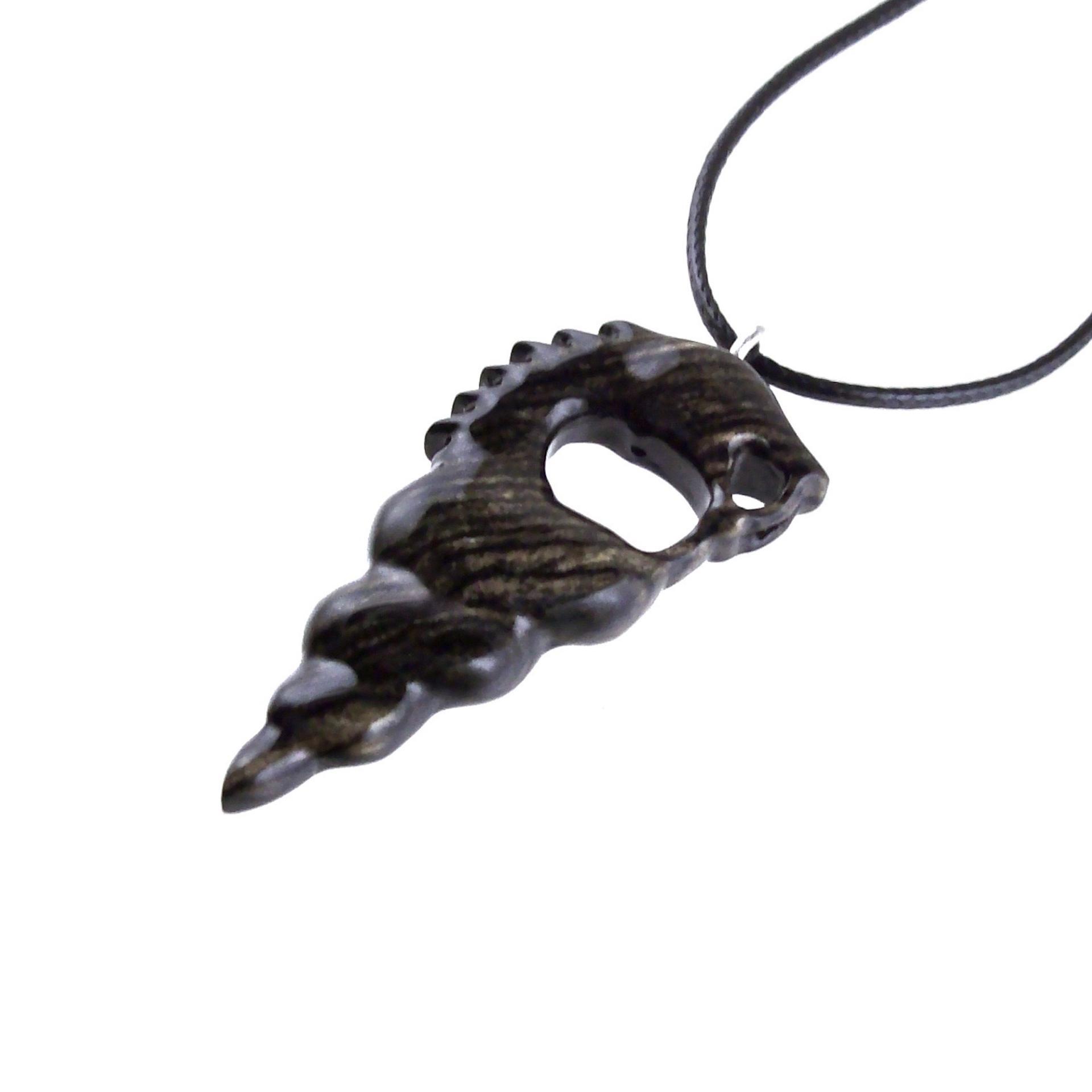 Wooden Nyami Nyami Hand Carved African Pendant, Tribal Wood Mens Necklace, African Jewelry, Protection Amulet, Good Luck Charm