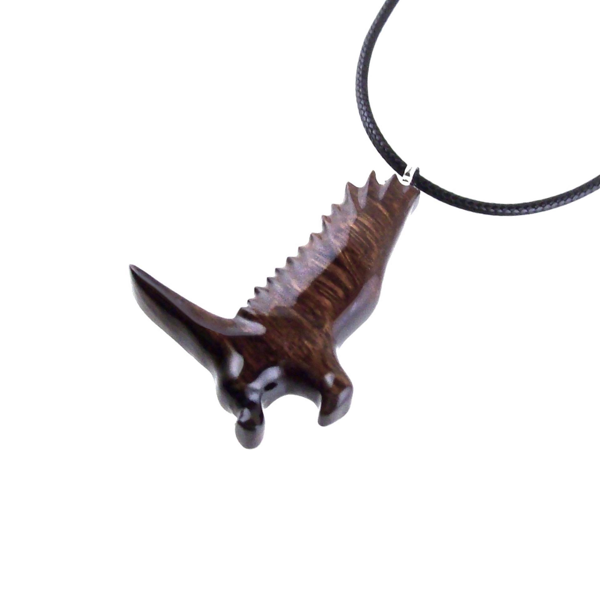 Hand Carved Hawk Pendant, Wooden Falcon Necklace, Wood Bird Necklace, Totem Jewelry for Men or Women, One of a Kind Gift for Him Her