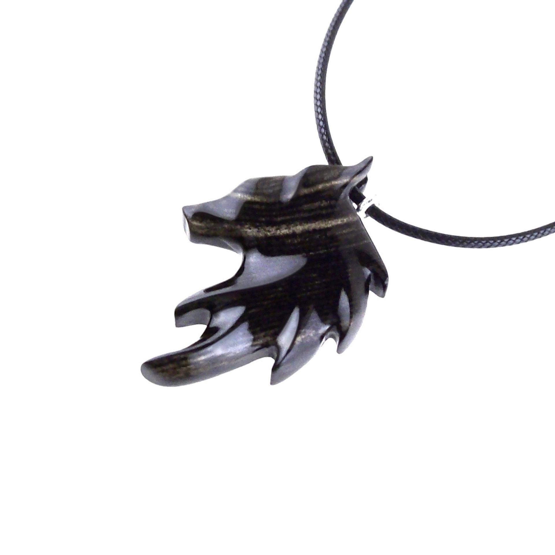 Hand Carved Fox Necklace for Men or Women, Wooden Fox Pendant, Woodland Jewelry, Totem Spirit Animal, One of a Kind Gift for Him Her