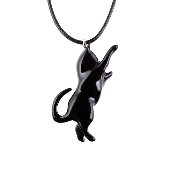 black cat necklace