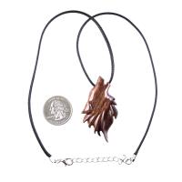 Hand Carved Wolf Head Pendant, Wooden Wolf Necklace, Wood Animal  Jewelry for Men Women