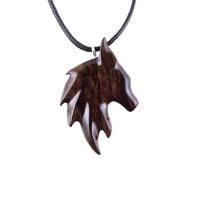 Hand Carved Fox Necklace, Wooden Fox Pendant for Men Women, Spirit Animal Jewelry Gift